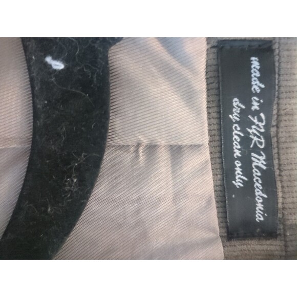 ANDREW FEZZA Taupe Corduroy Blazer Sports Jacket, Size 44 R EUC - Picture 5 of 8